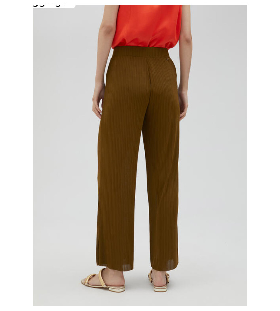 Pantalon maille légère kaki Lola Casademunt