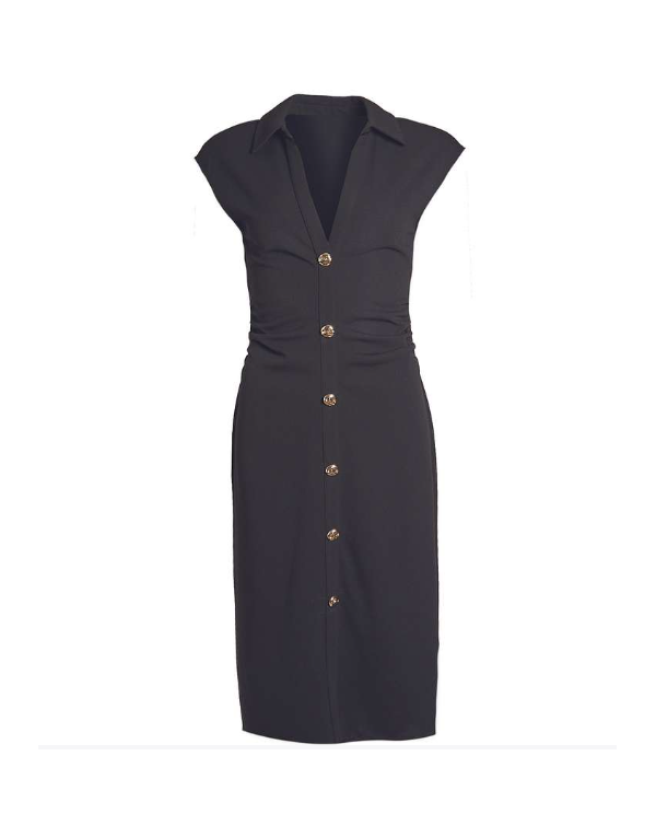 Robe noire Morgan RIBELLA Vue de face