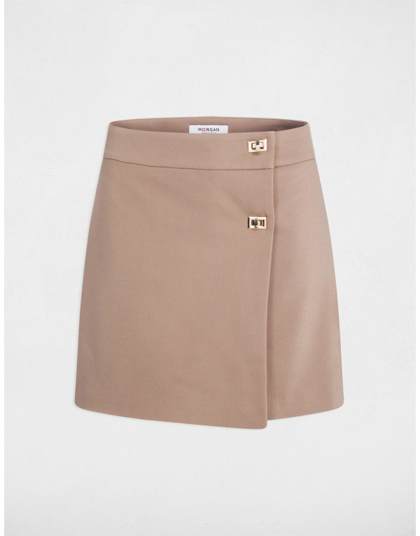 Jupe-short taille haute femme Morgan