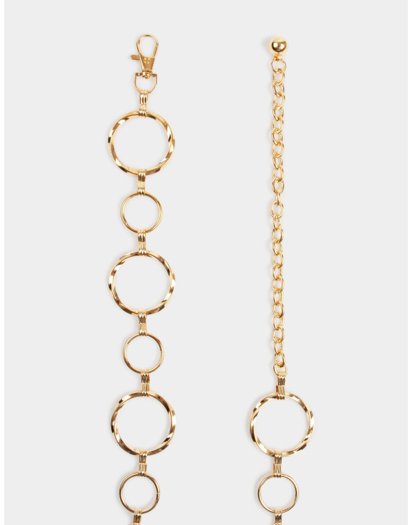 Ceinture chaîne dorée Morgan femme