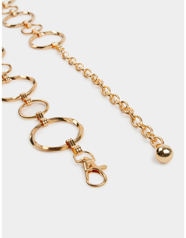 Ceinture chaîne dorée Morgan femme