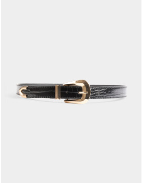 Ceinture effet croco femme Morgan