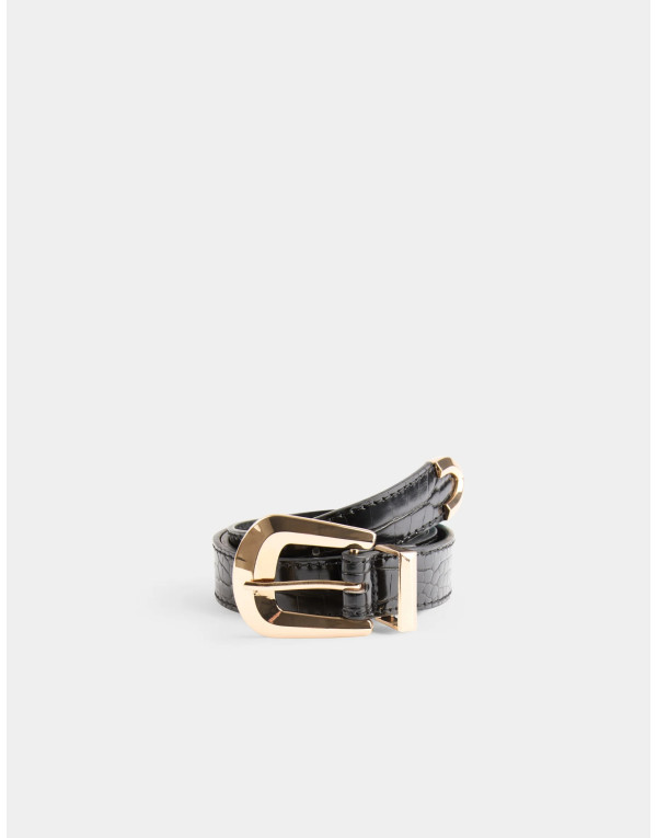Ceinture femme effet croco Morgan