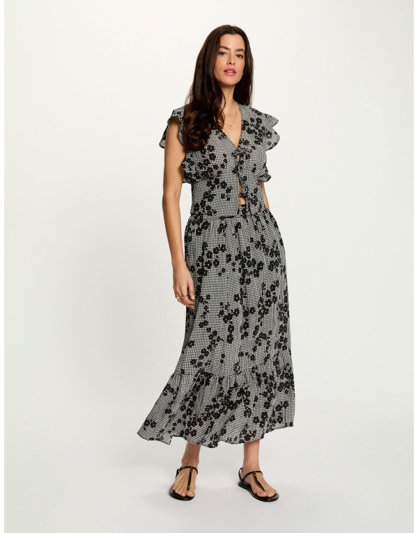 Chemise manches volantées Morgan femme