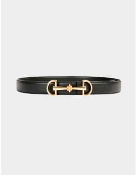 Ceinture fine en similicuir noir femme Morgan – 3CAVA