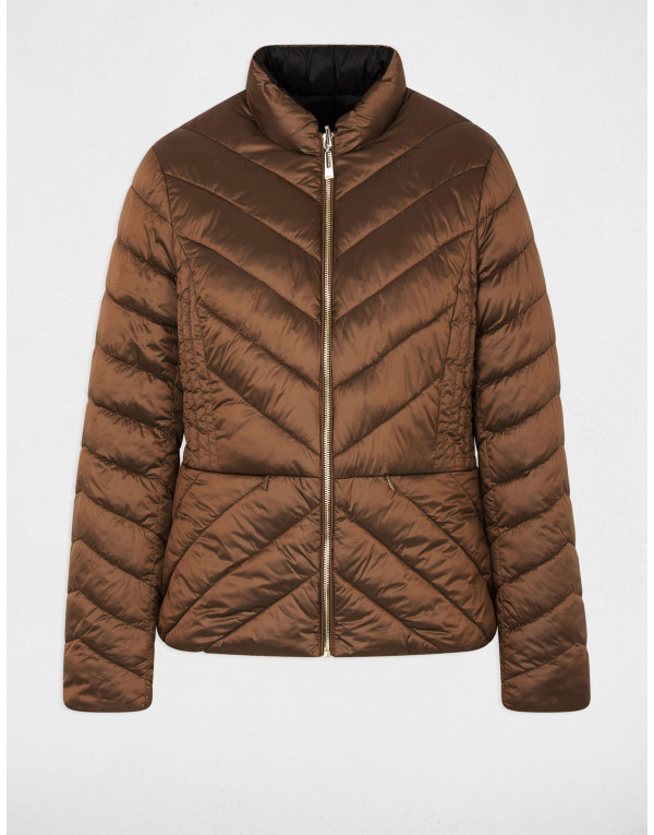Doudoune brillante bronze Morgan GTABAC