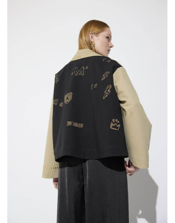 Trench femme beige détails clous Lola Casademunt- Vue de dos