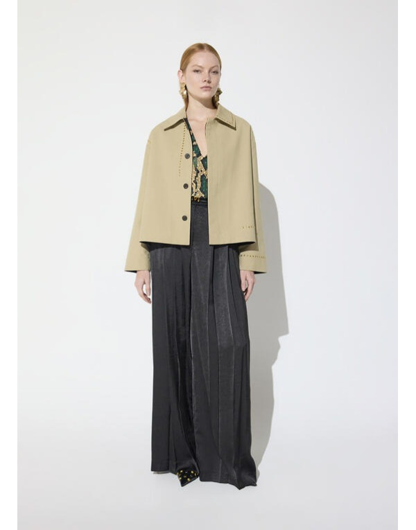 Trench court Lola Casademunt beige vue de face
