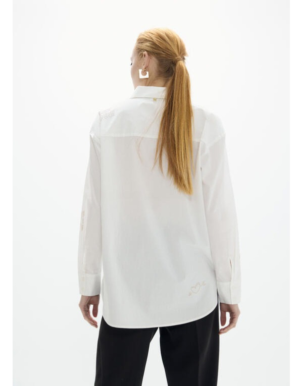 Chemise blanche Lola Casademunt vue de dos