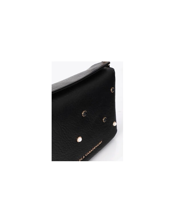 Sac noir clous métalliques Lola Casademunt