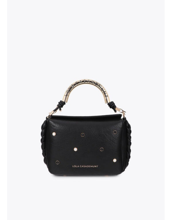 Sac noir clous métalliques Lola Casademunt