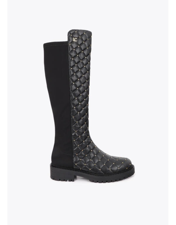Bottes noires femme à mini clous Lola Casademunt