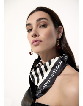Foulard logo optique Lola Casademunt 55 x 55 cm