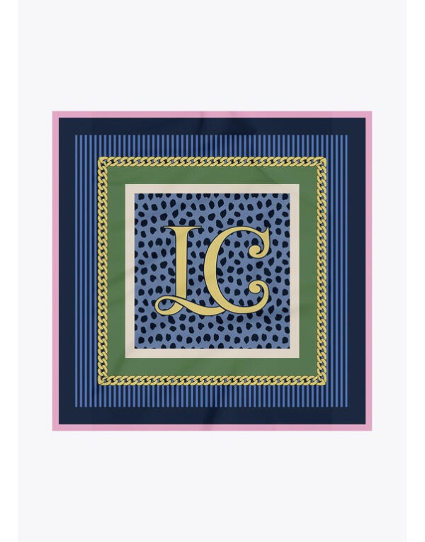 Foulard LC Blue Animal Lola Casademunt 90 x 90 cm