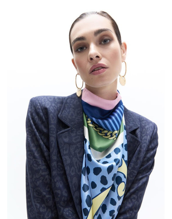 Foulard LC Blue Animal Lola Casademunt 90 x 90 cm