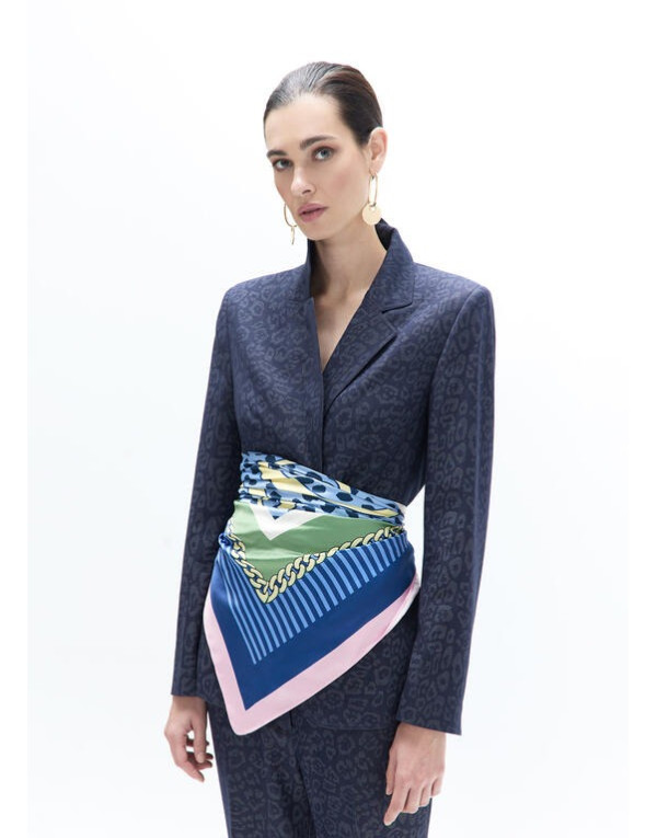 Foulard LC Blue Animal Lola Casademunt 90 x 90 cm