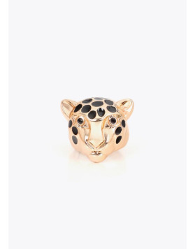 Bague Tête de Léopard Dorée Lola Casademunt