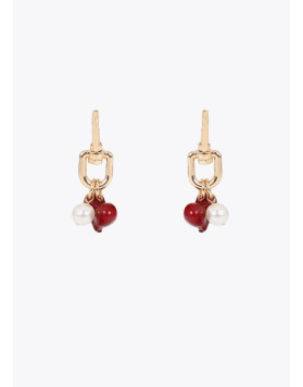 Boucles d’Oreilles Dorées à Charms Cœur Lola Casademunt
