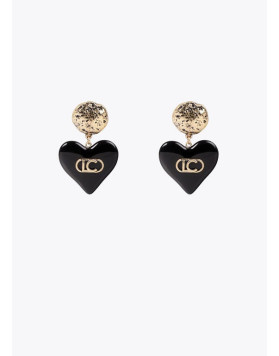Boucles d’Oreilles Cœur Noir Lola Casademunt