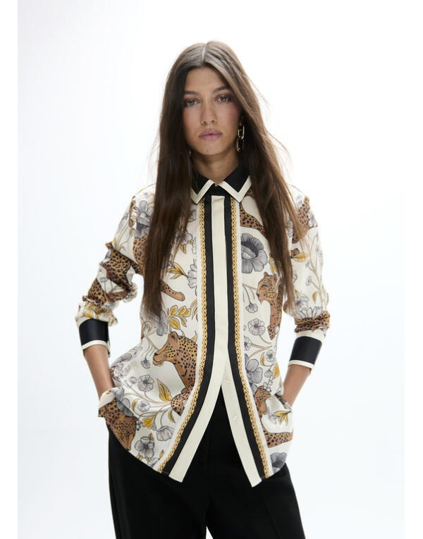 Chemise imprimée léopard Lola Casademunt femme