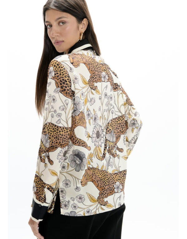 Chemise imprimée animalier et floral Lola Casademunt
