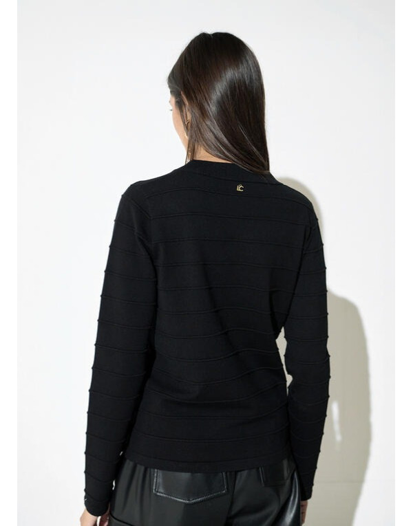 Pull noir femme Lola Casademunt vue de dos